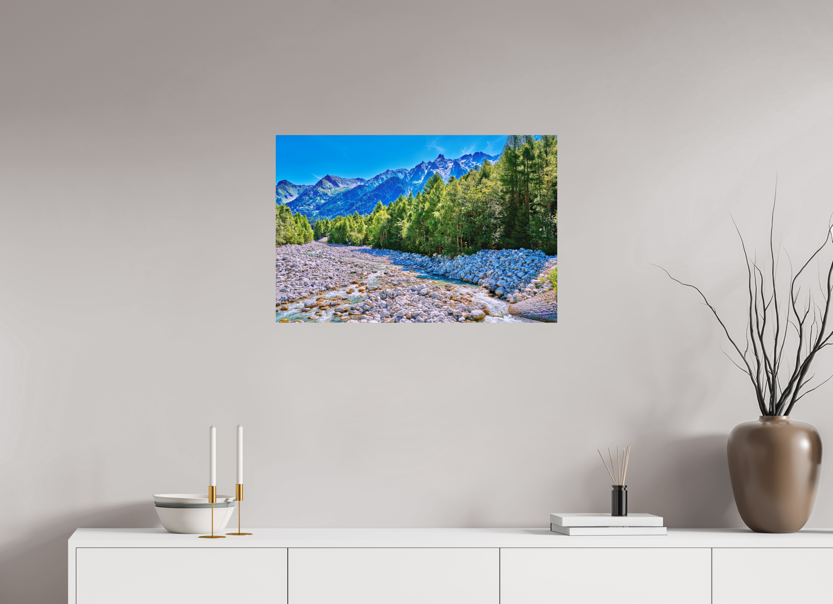 75 x 50 cm, Photo Print On Fuji Crystal DP II Val Bregaglia 1