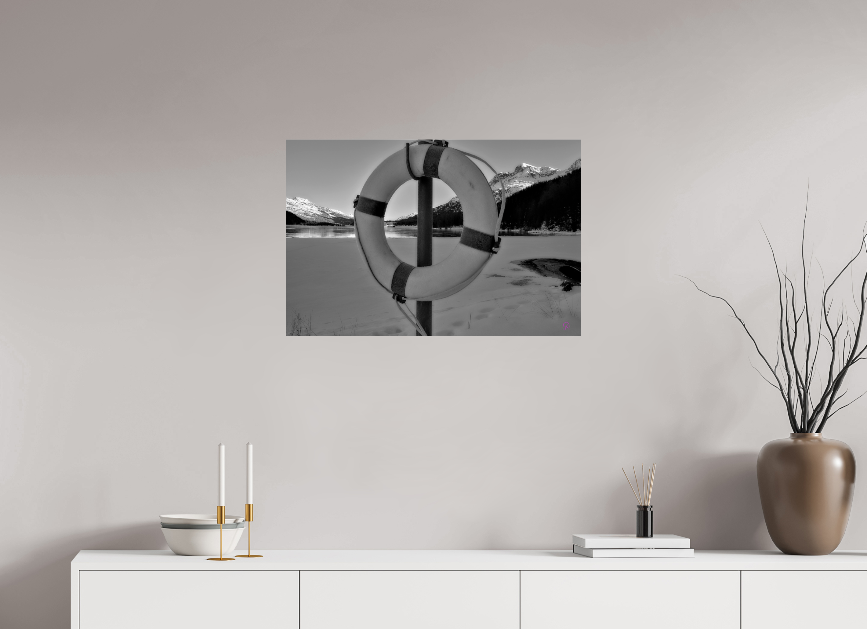75 x 50 cm, Photo Print Under Acrylic Glass Sils 3
