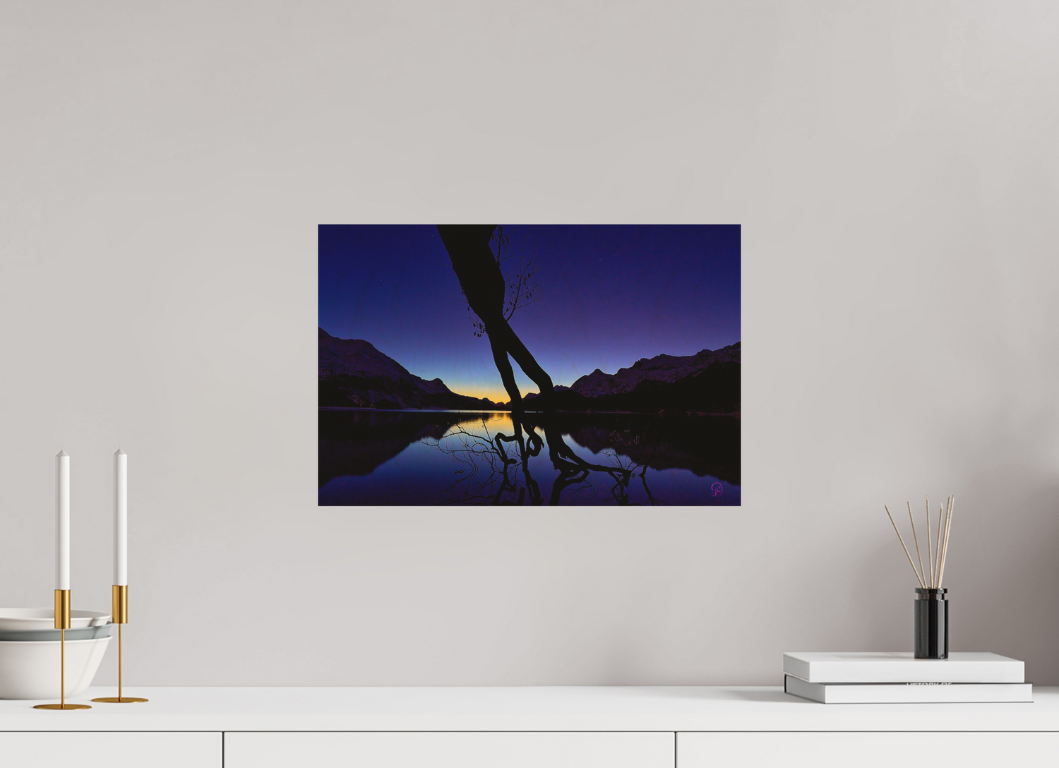 45 x 30 cm, Druck auf Holz Sils 17
