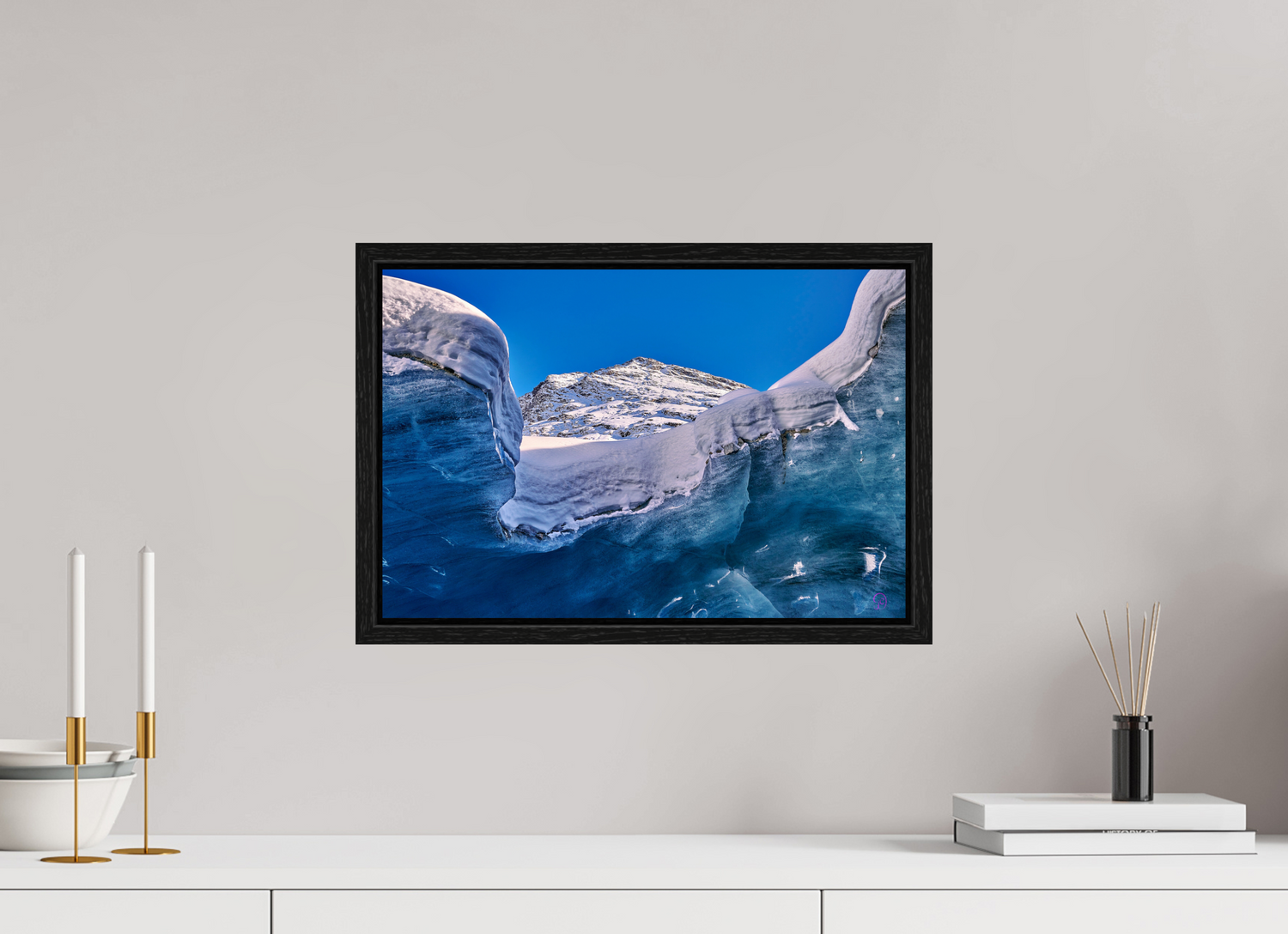 45 x 30 cm, Floater Frame Morteratsch 11