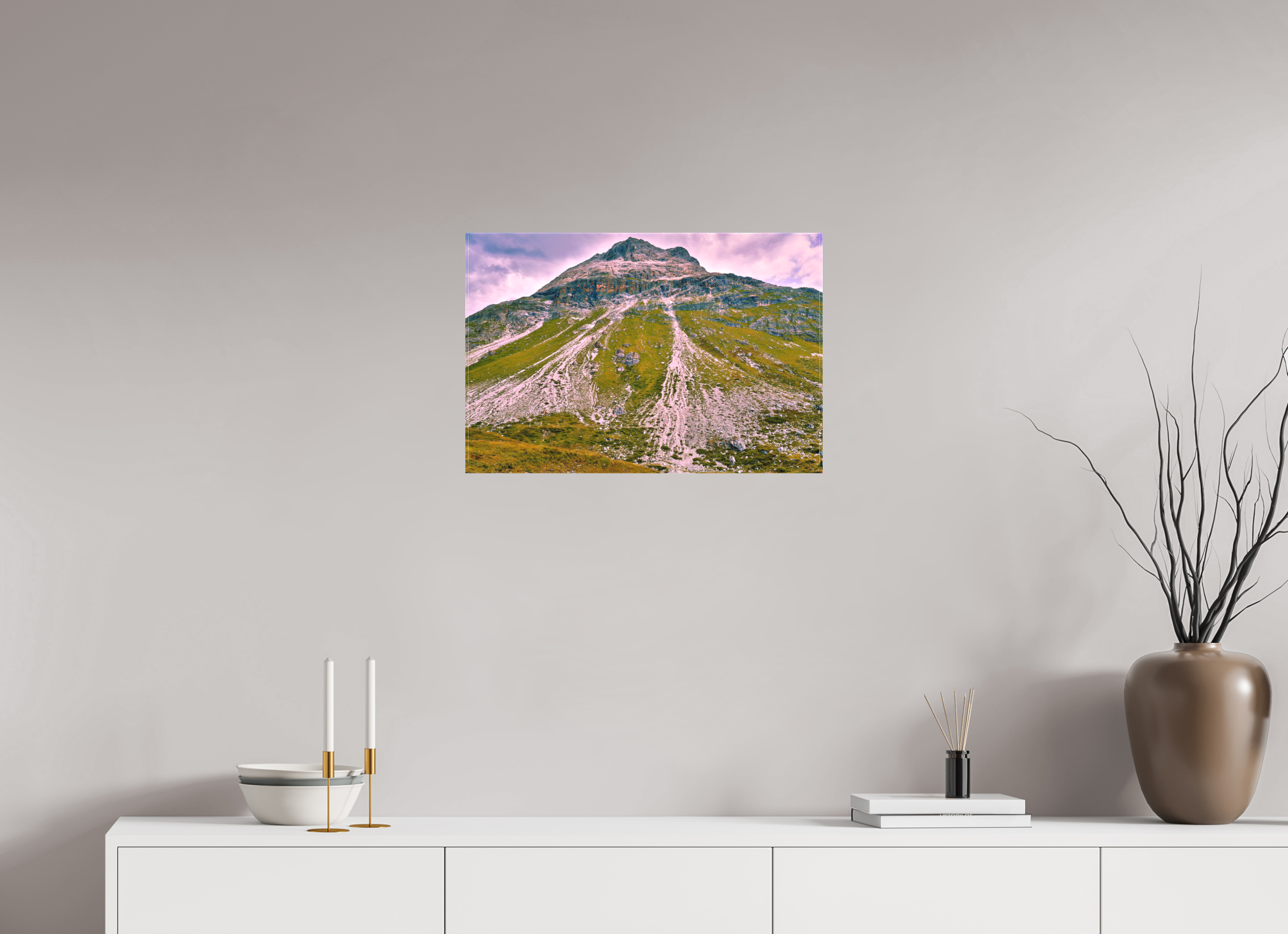 60 x 40 cm, Leinwand Textil Diavolezza 1