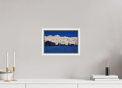 30 x 20 cm, Pigmentdruck,Acryl,Schattenrahmen weiss Sils 28