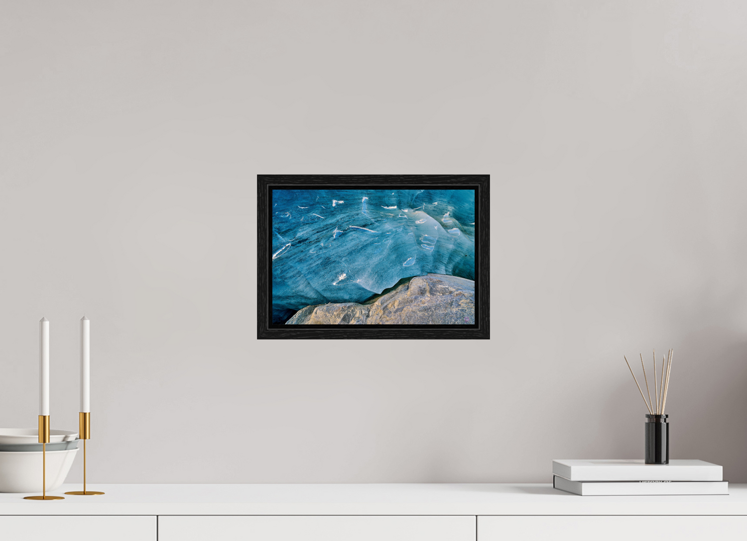30 x 20 cm, Floater Frame Morteratsch 10