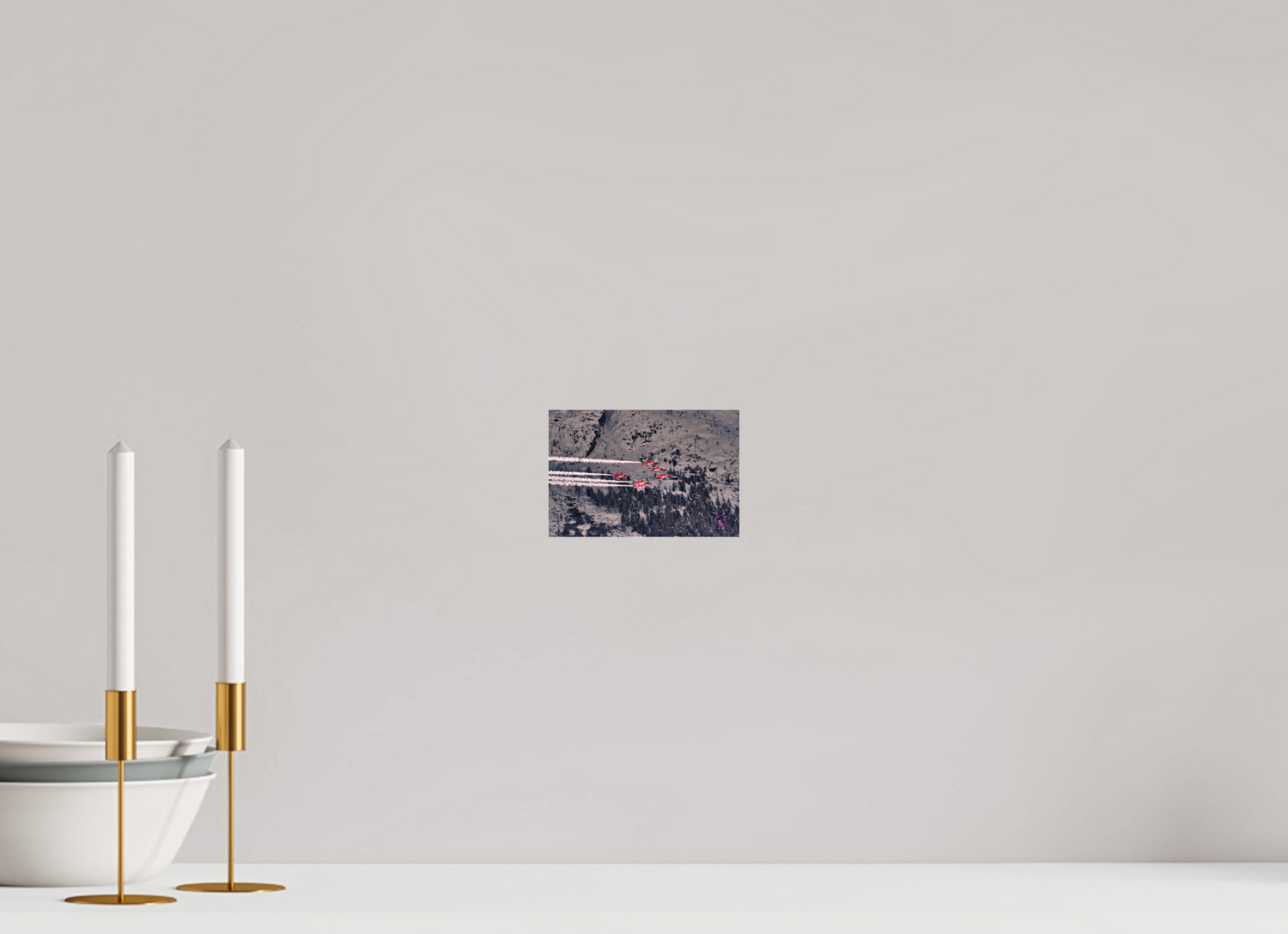 15 x 10 cm, Photo Print Under Acrylic Glass Patrouille Suisse 8