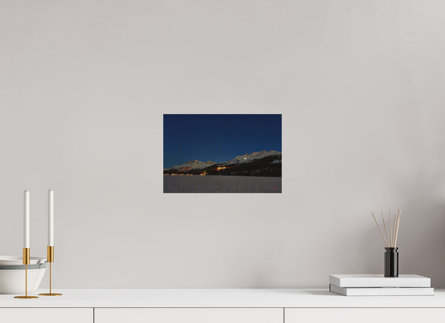 30 x 20 cm, Druck auf Holz Sils 19