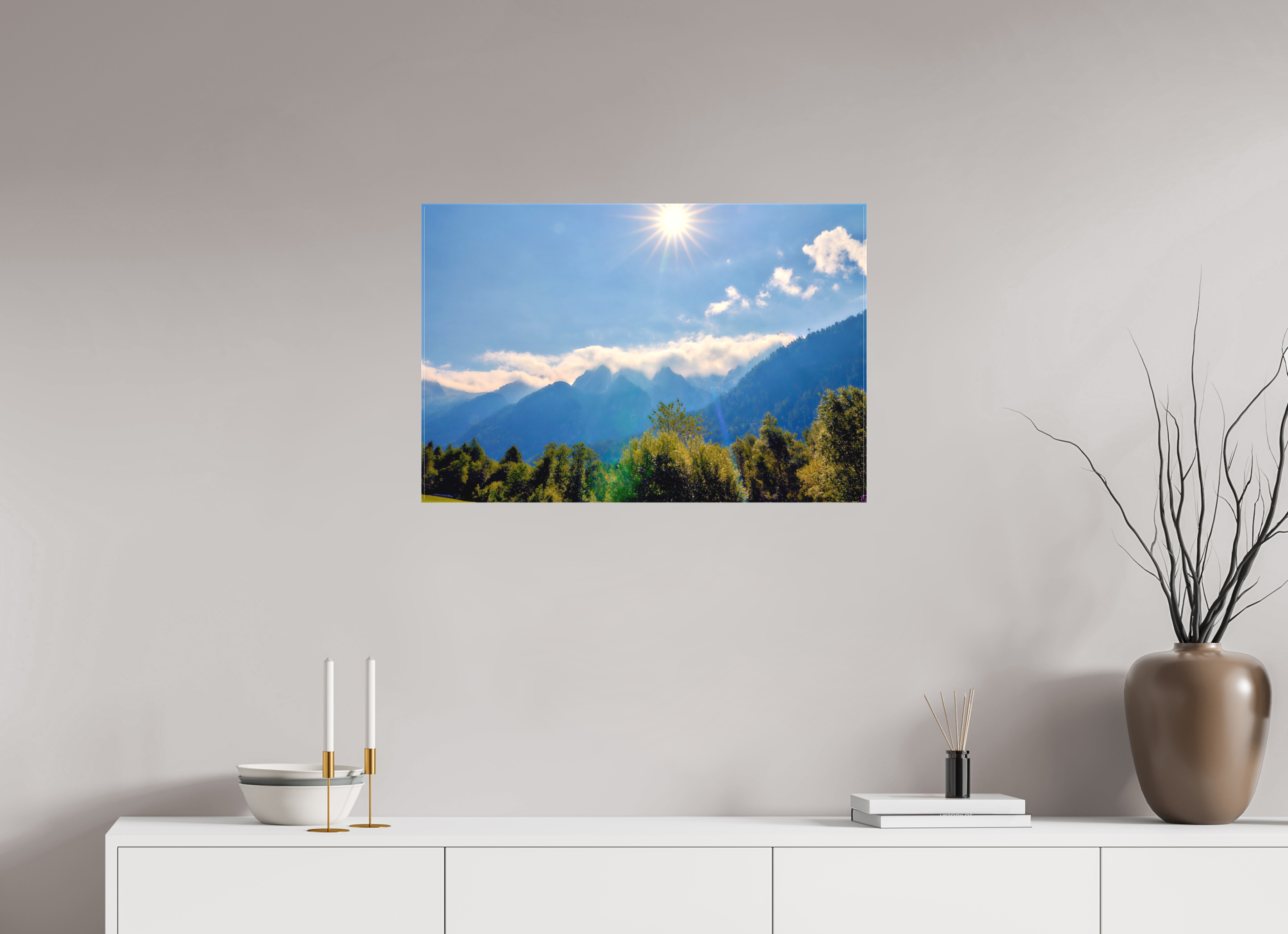 75 x 50 cm, Leinwand Textil Val Bregaglia 3
